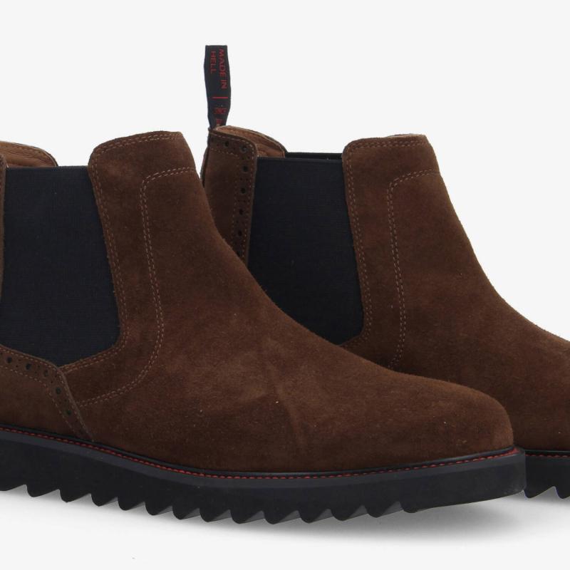 RIPPLE CHELSEA M - SUEDE - BROWN